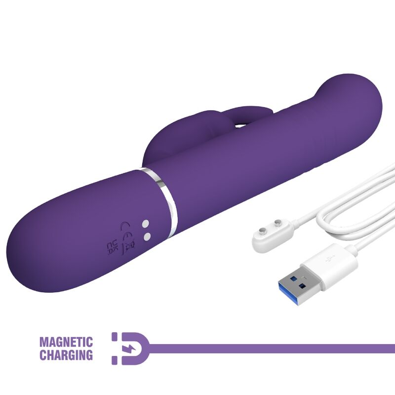 PRETTY LOVE RABBIT COALE 4 EN 1 EN SILICONE – Image 2
