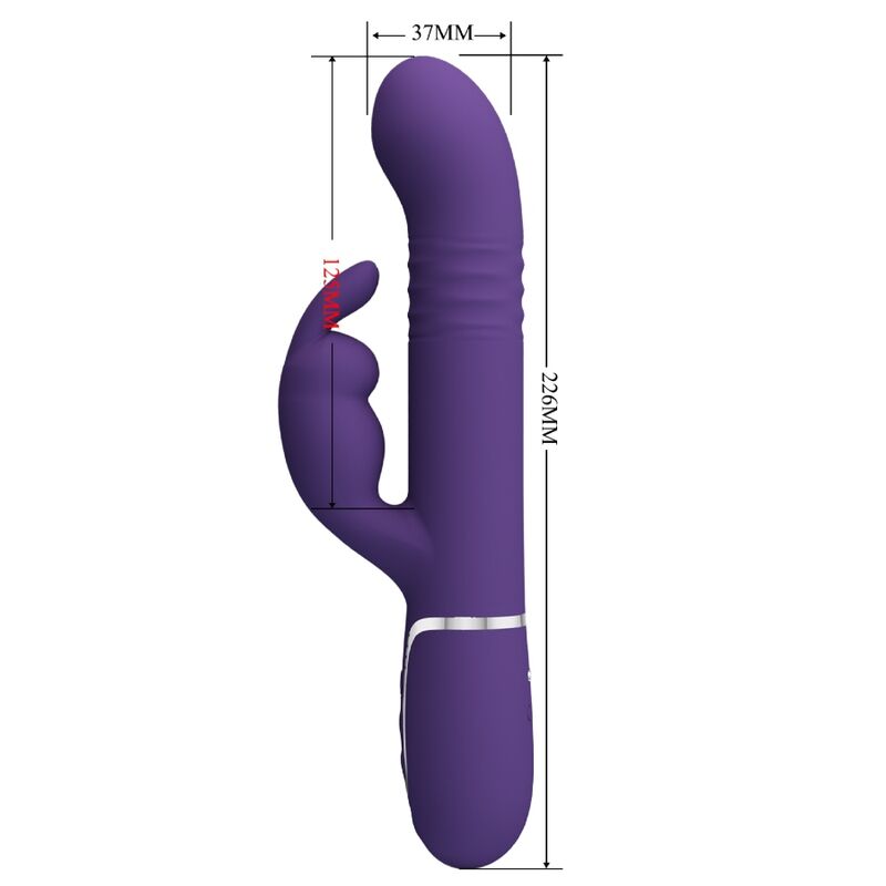 PRETTY LOVE RABBIT COALE 4 EN 1 EN SILICONE – Image 5
