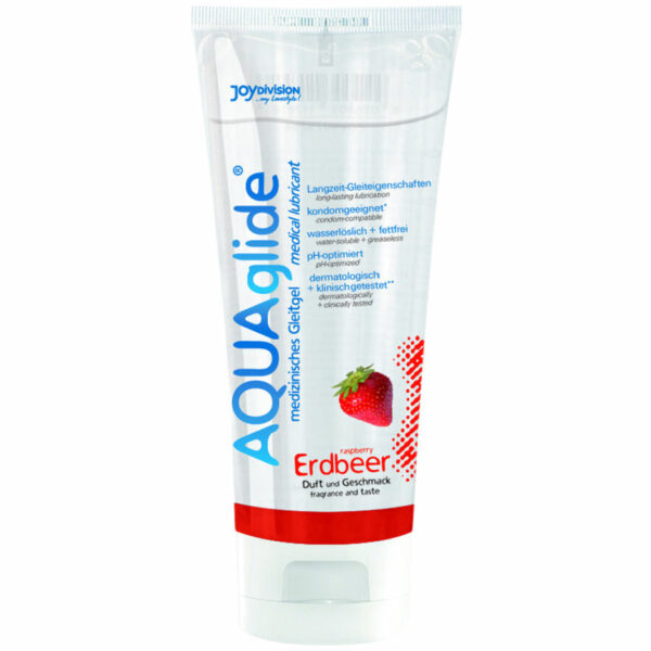 lubrifiant aquaglide fraise 100 ml