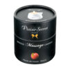 bougie de massage comestible pêche de vigne – Image 2