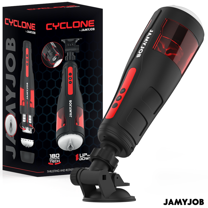 MASTURBATEUR CYCLONE ROTATIF ET VA ET VIENT