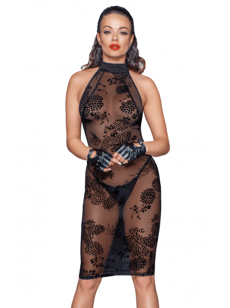 Handmade f 240 mini robe a motifs florale