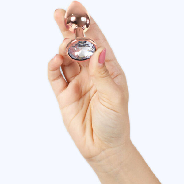 PLUG ANAL EN MÉTAL OR ROSE    S – Image 2
