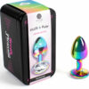 PLUG BIJOUX STRASS  ARC EN CIEL    S – Image 2