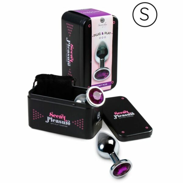 PLUG BIJOUX  STRASS VIOLET    S – Image 2