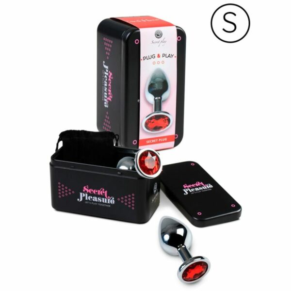 PLUG BIJOUX  STRASS  ROUGE   S – Image 2