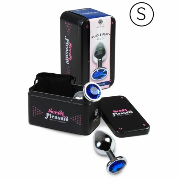 PLUG BIJOUX STRASS BLEU   S – Image 2