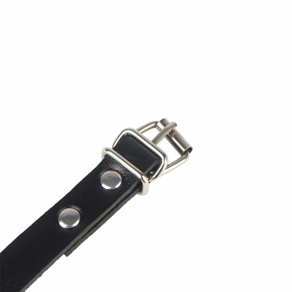 MENOTTES AVEC CEINTURE DE BONDAGE NOIRE – Image 5