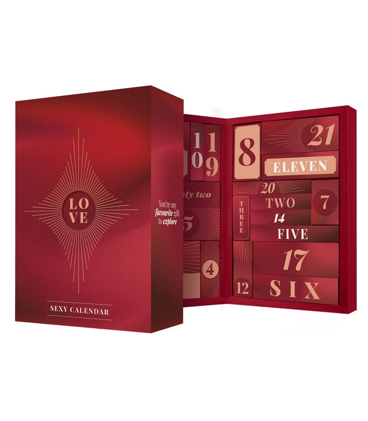 CALENDRIER DE L'AVENT SEXY LOVE