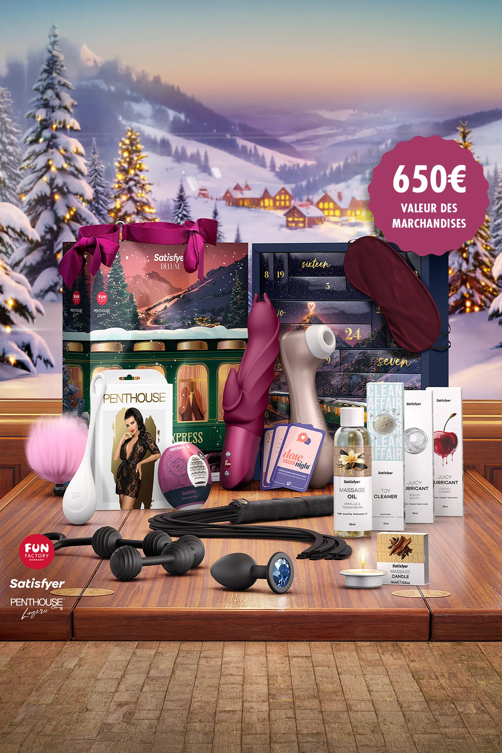 CALENDRIER DE L'AVENT DELUX  SATISFYER