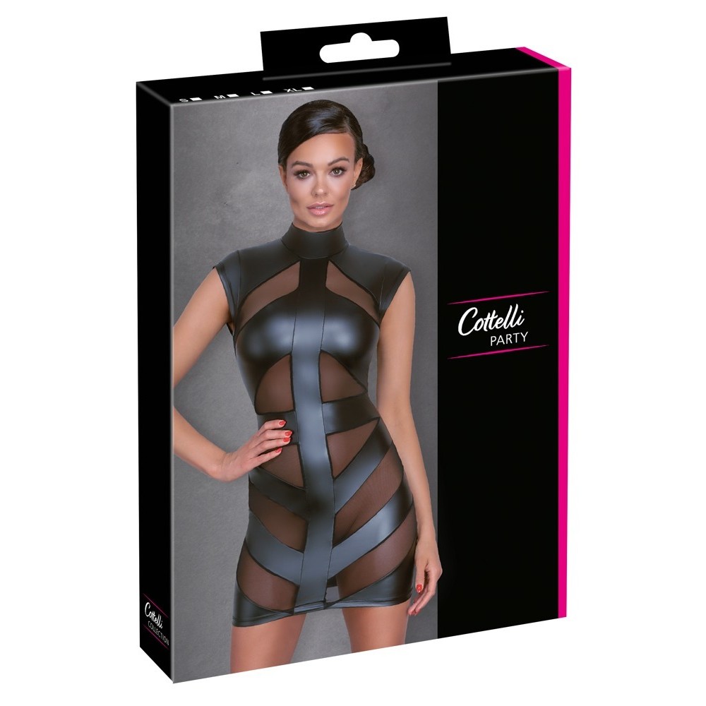 COTTELLI ROBE LAQUEE ET TULLE TAILLE  XL
